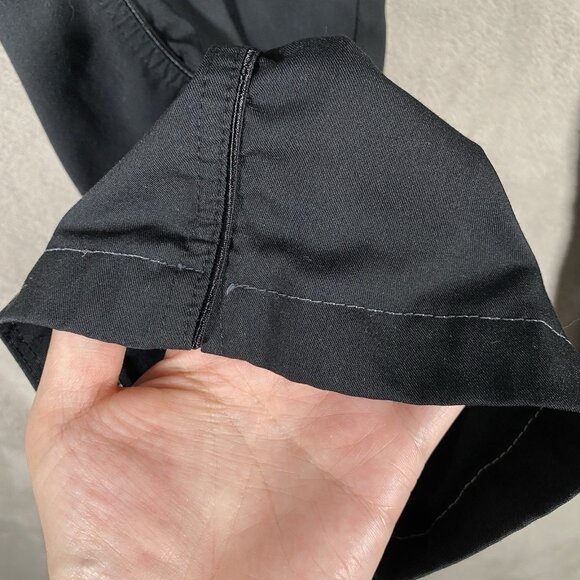 Purple Label by Healing Hands Tanya Scrub Pants Small Petite Black Drawstring - Picture 7 of 14